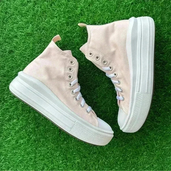 Converse Chuck Taylor All Star Move Hi Decade Pink - Picture 5 of 8